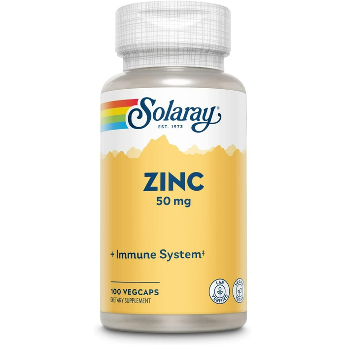 Solaray Zinc 50mg 100VegCaps