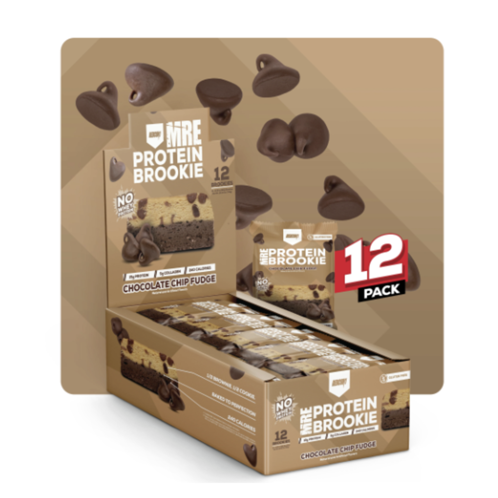 MRE Protein BrookieChocolate Chip Fudge HealthKick Nutrition