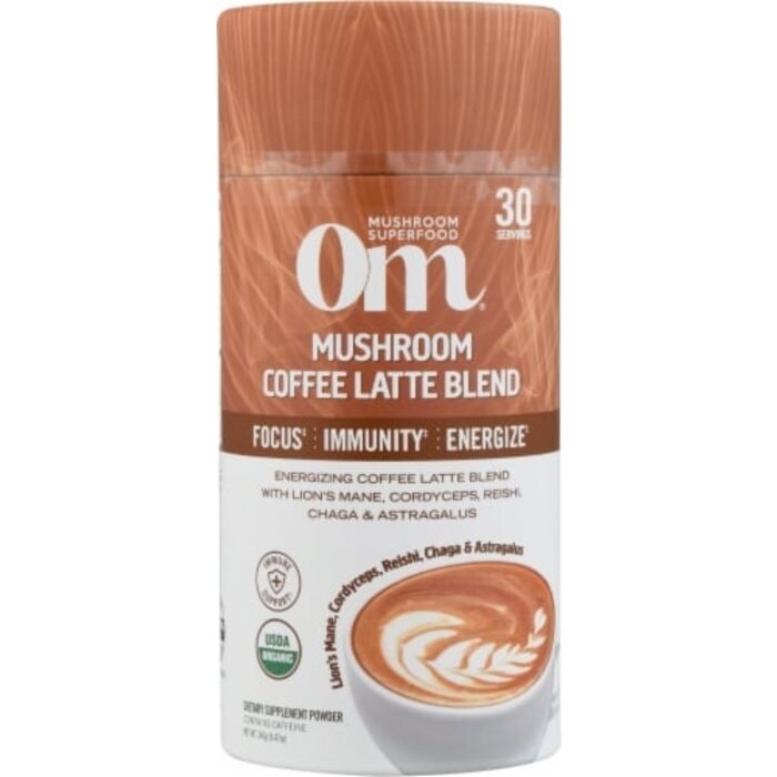 Om Mushroom Coffee Latte Blend 8.47 oz