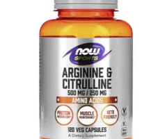 NOW FOODS Arginine & Citrulline - 120 Capsules