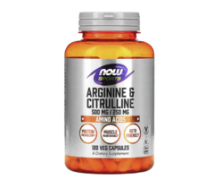 NOW FOODS Arginine & Citrulline - 120 Capsules