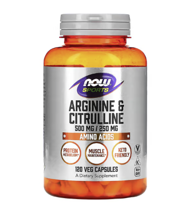 NOW FOODS NOW Foods Arginine & Citrulline - 120 Capsules