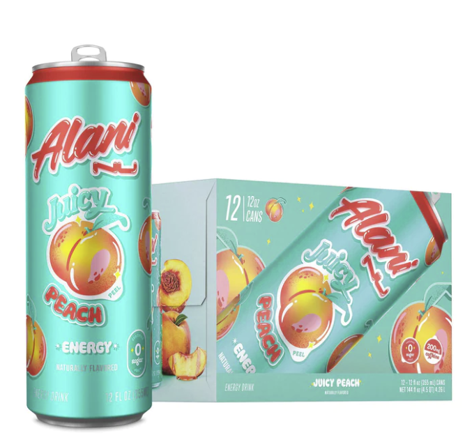 Alani Nutrition Alani Nu Energy Drink - Juicy Peach