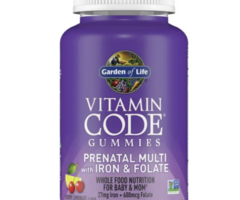 Garden of Life Vitamin Code Gummies - Prenatal Multi with Iron - 90 Gummies & Folate