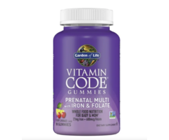 Garden of Life Vitamin Code Gummies - Prenatal Multi with Iron - 90 Gummies & Folate