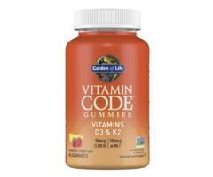Garden of Life Vitamin Code Gummies - D3 & K2 - 45Gummies