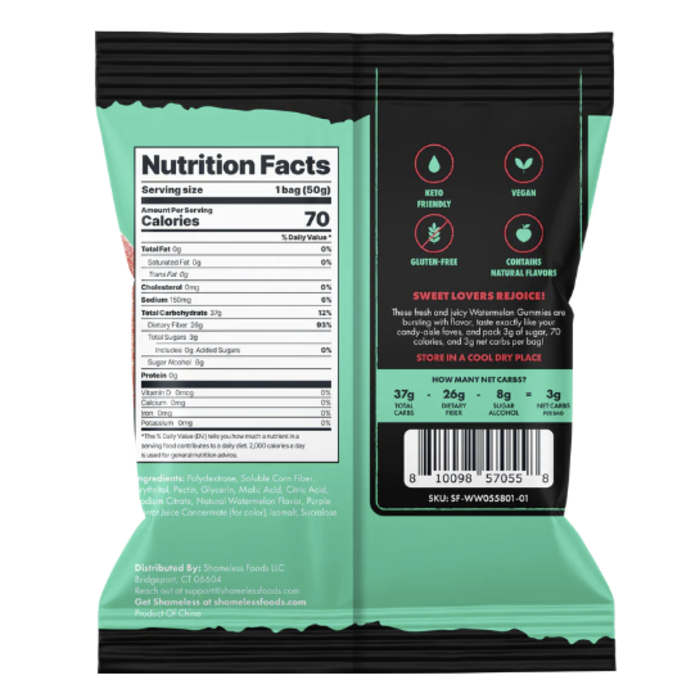 Shameless Snacks Shameless Snacks- Wassup Watermelon