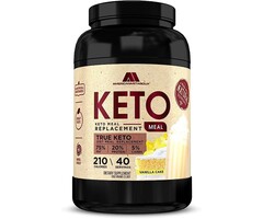 Amercan Meetabolix AM Keto Meal Replacement 3lb Vanilla Cake