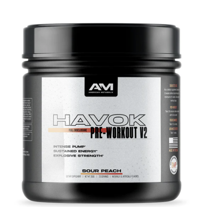 american metabolix American Metabolix Havok - Sour Peach - 25 Servings