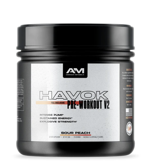 american metabolix American Metabolix Havok - Sour Peach - 25 Servings
