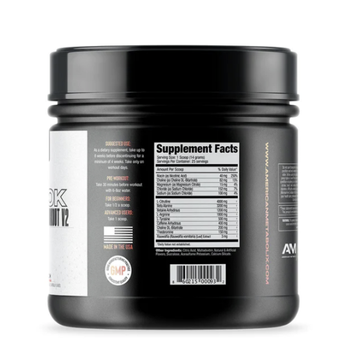 american metabolix American Metabolix Havok - Crimson Ice - 25 Servings
