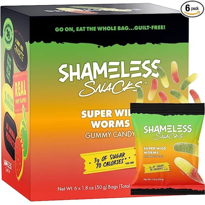 Shameless Snacks Shameless Snacks- Super Wild Worms
