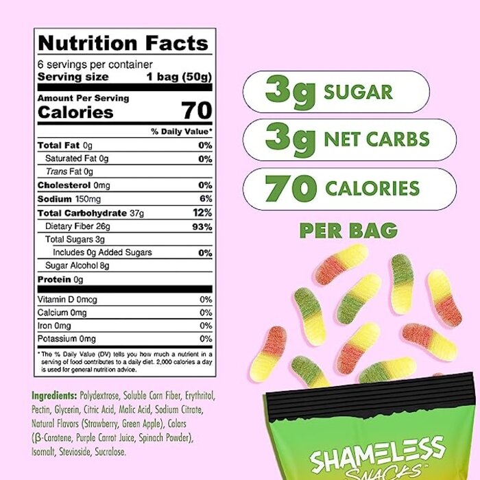 Shameless Snacks Shameless Snacks- Super Wild Worms