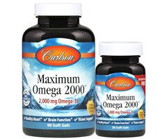 Carlson Maximum Omega EPA 90 gels plus Bonus Pack