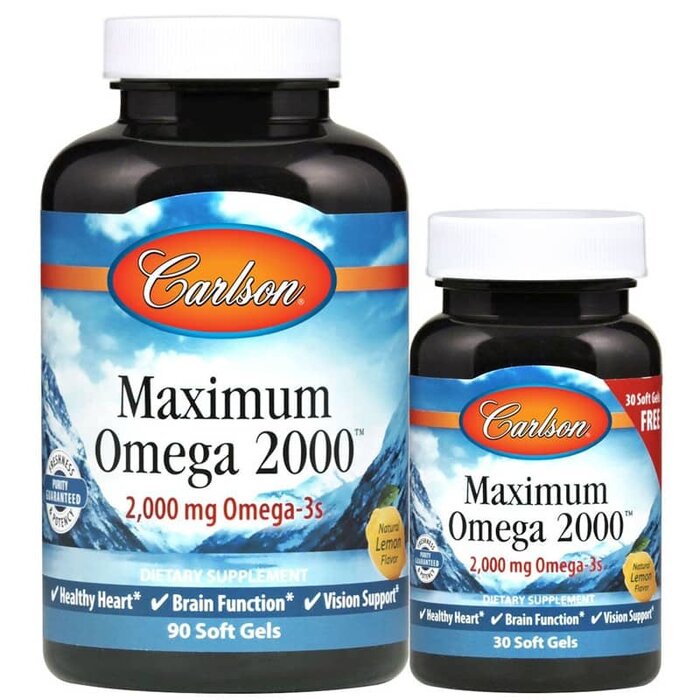 Carlson Maximum Omega EPA  90 gels plus Bonus Pack