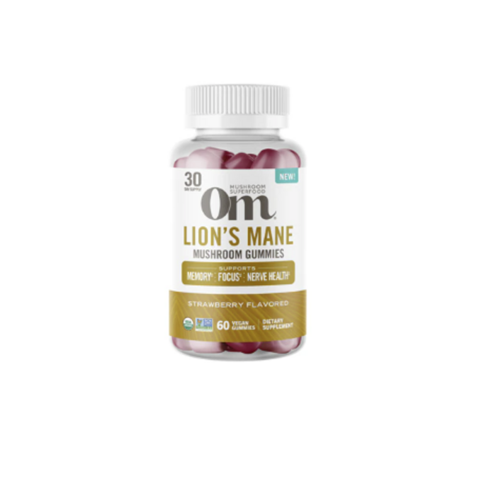 Om Mushroom Lion’s Mane Gummies - 60 ct
