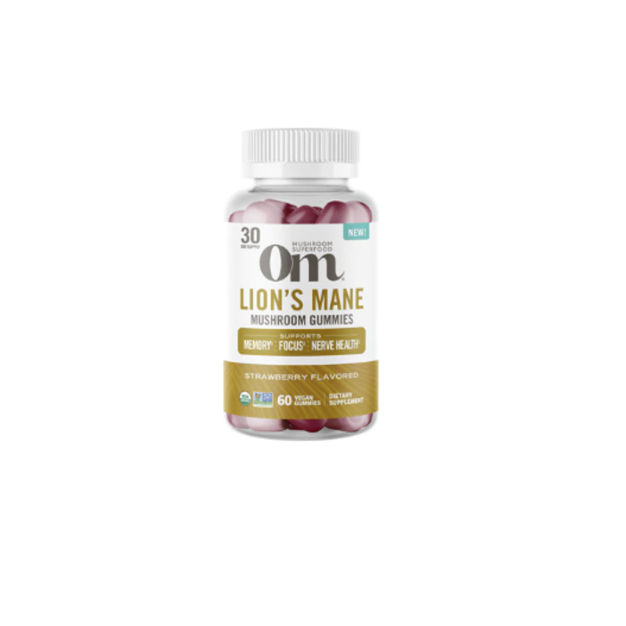 Om Mushroom Lion’s Mane Gummies - 60 ct