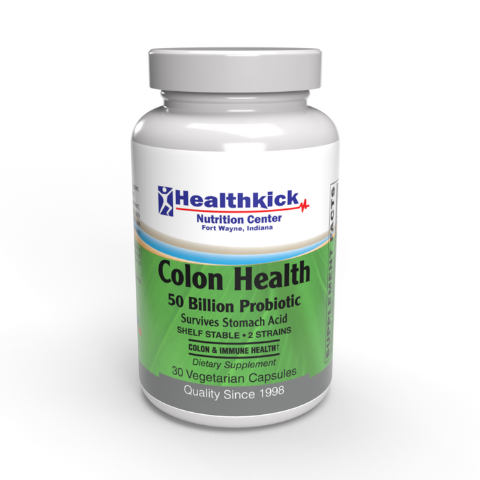 Healthkick Nutrition Center Colon Health 50 billion probiotic - 30 Veg Capsules