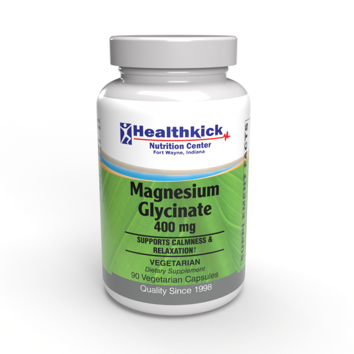 Healthkick Nutrition Center Magnesium Glycinate 400mg - 90 vegetarian capsules