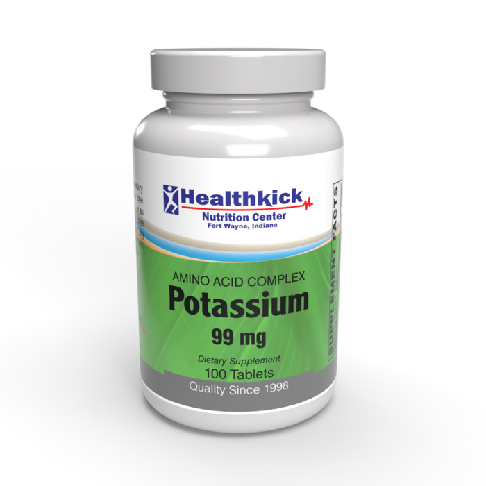 Healthkick Nutrition Center Potassium 99 mg 100 tablets