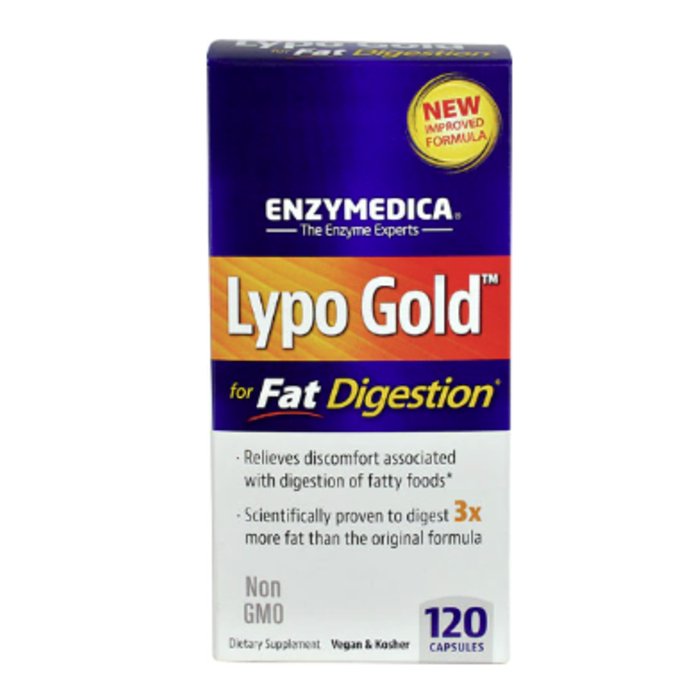 Enzymedica Lypo Gold for Fat Digestion - 120 caps