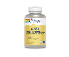 Solaray Mega Multi Mineral Iron Free 200caps