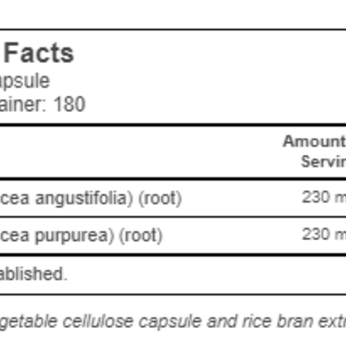 Solaray Echinacea Purpurea & Angustifolia -- 460 mg - 180 VegCaps