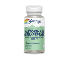 Solaray Nattokinase Serrapeptase -- 30 VegCaps