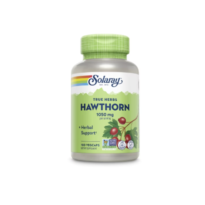 Solaray Hawthorn Whole Berry -- 525 mg - 180 VegCaps