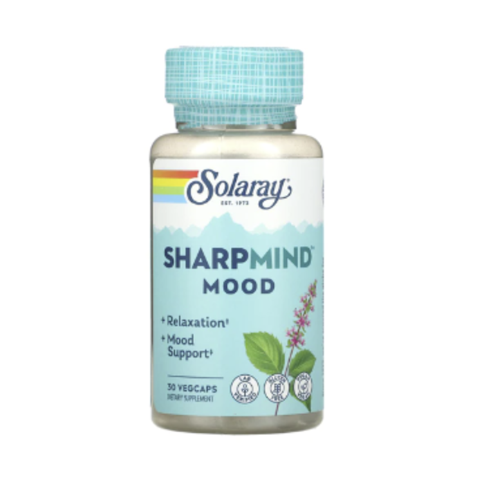 Solaray Sharpmind Mood -- 30 VegCaps
