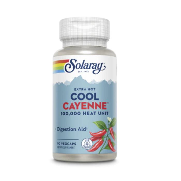 Solaray Cool Cayenne 100,000 90caps