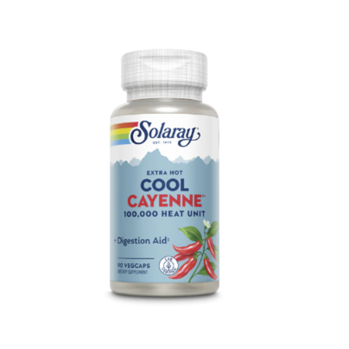Solaray Cool Cayenne 100,000 90caps