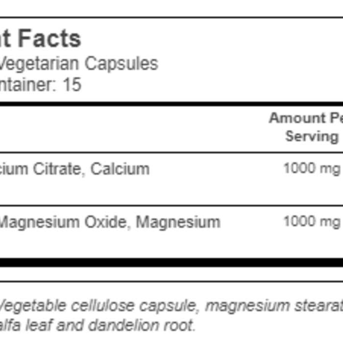 Solaray Cal-Mag Citrate -- 90 VegCaps