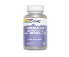 Solaray Glucosamine Chondroitin Hyaluronic Acid -- 90 VegCaps
