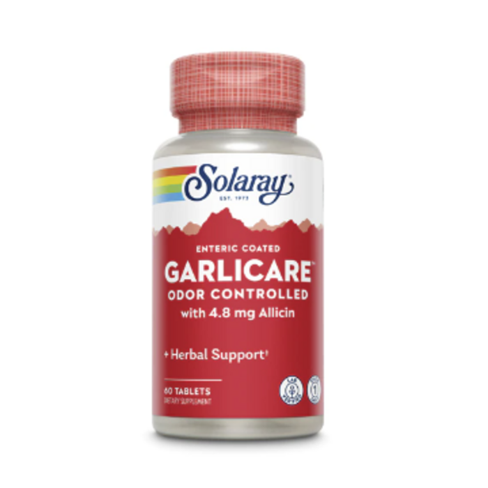 Solaray GarliCare™ -- 60 Enteric-Coated Tablets