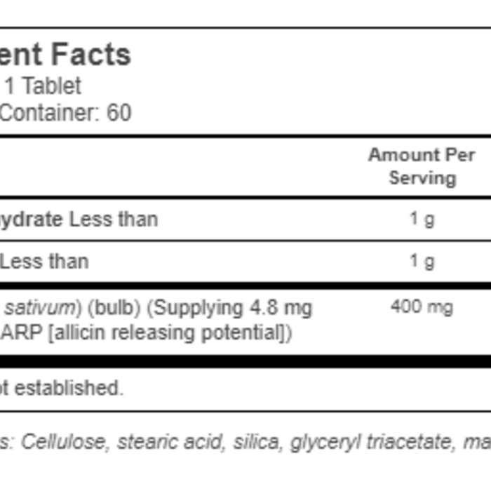 Solaray GarliCare™ -- 60 Enteric-Coated Tablets