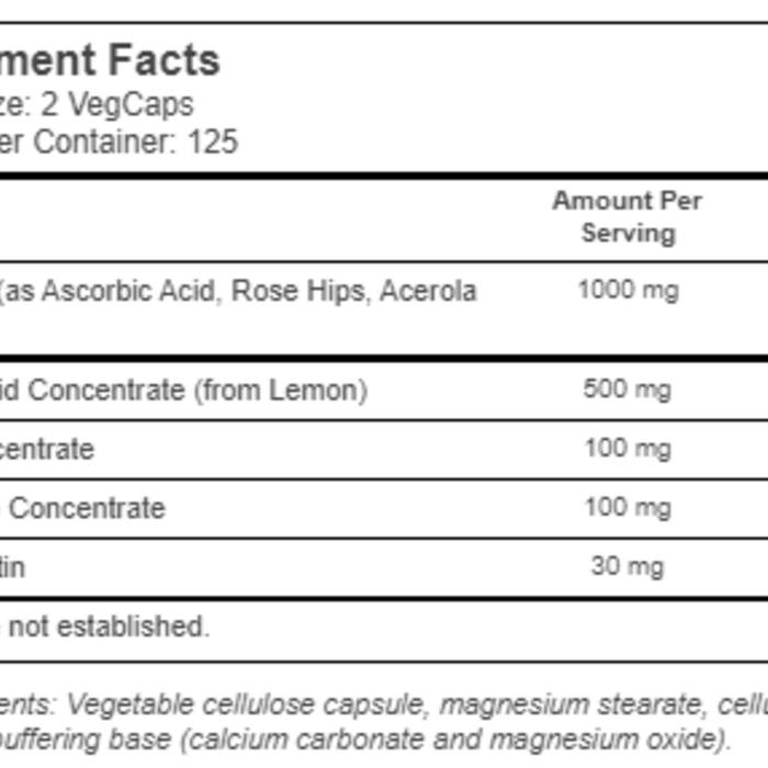Solaray Super Bio C Buffered -- 250 VegCaps