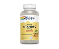 Solaray Buffered Vitamin C Chewables Orange -- 485 mg - 100 Chewables