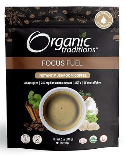 Organic Traditions Organic Traditions Focus Fuel Mushroom Coffee