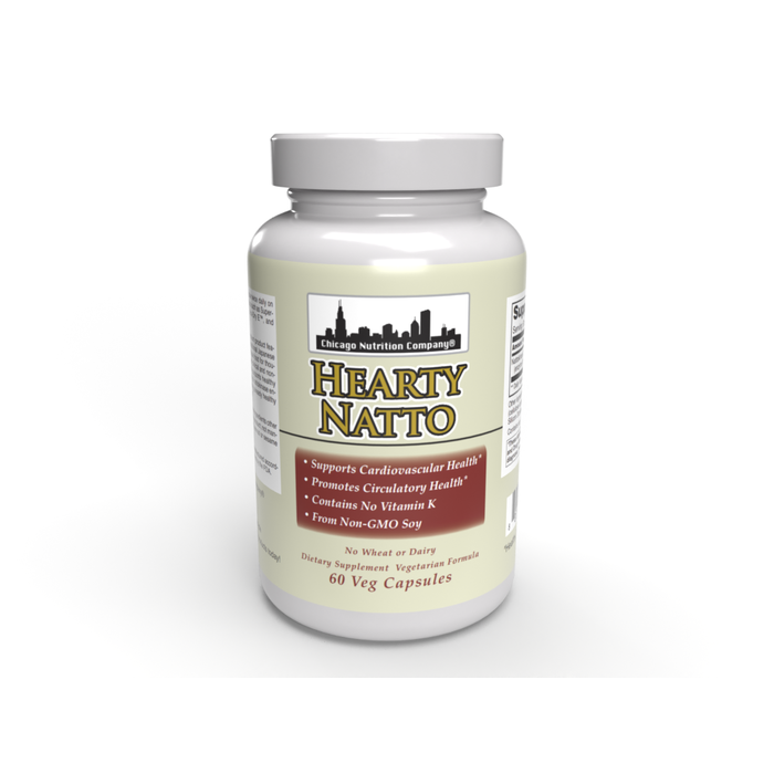 Chicago Nutrition Company Hearty Natto -100mg - 60 Capsules