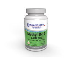 Healthkick Nutrition Center Methyl B-12 5,000mcg 60 cherry chewables