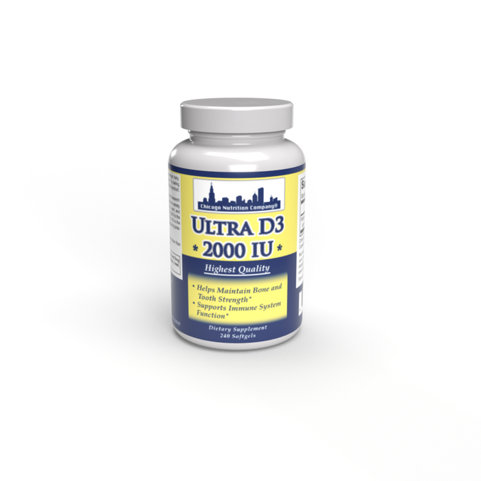 Chicago Nutrition Company Ultra D3 - 2000IU - 240 Softgels