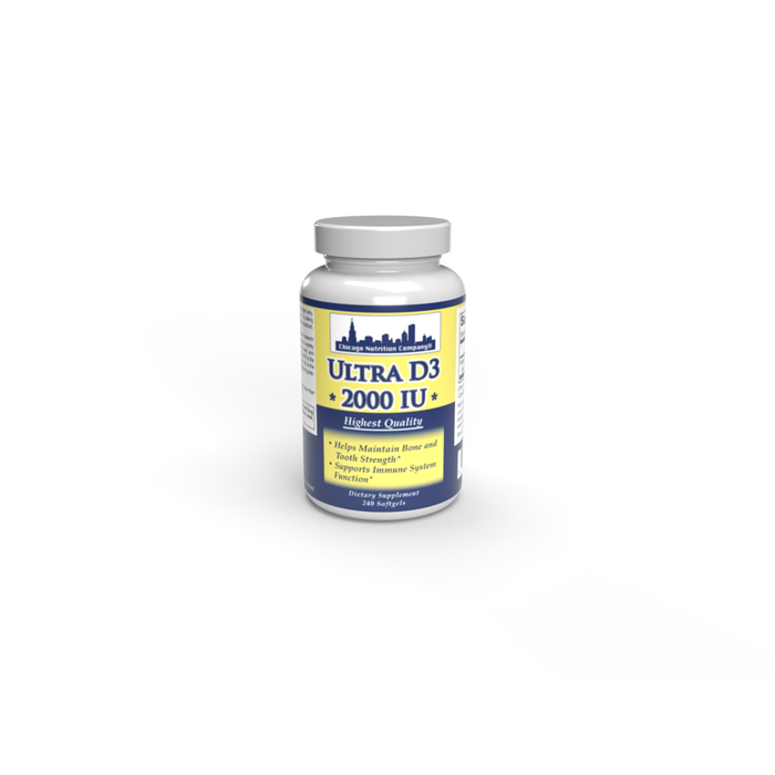 Chicago Nutrition Company Ultra D3 - 2000IU - 240 Softgels
