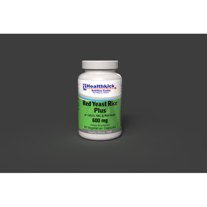 Healthkick Nutrition Center Red Yeast Rice Plus 600mg - 60 vegetarian capsules