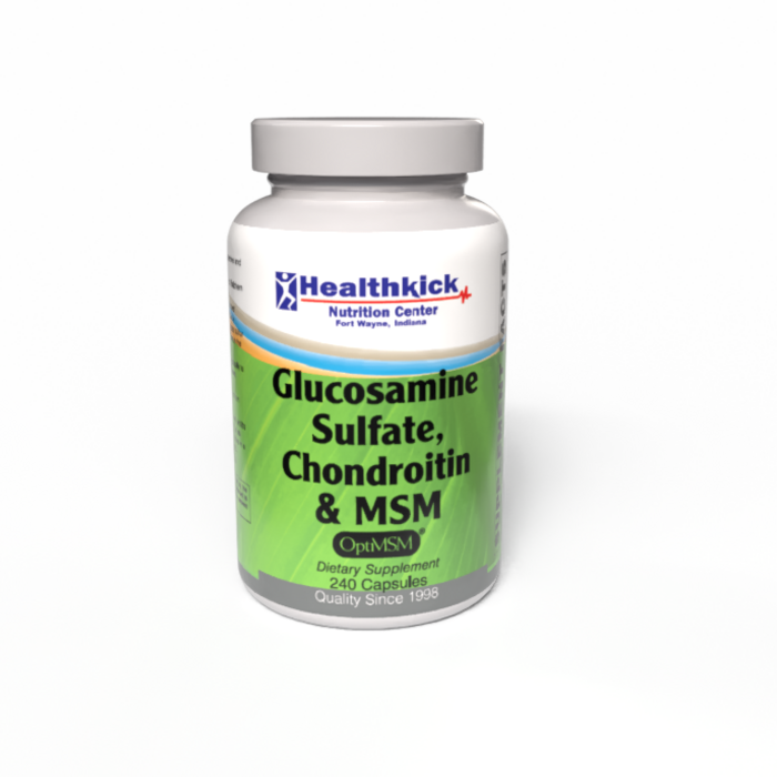 Healthkick Nutrition Center Glucosamine Sulfate, Chondroitin & MSM 240 capsules