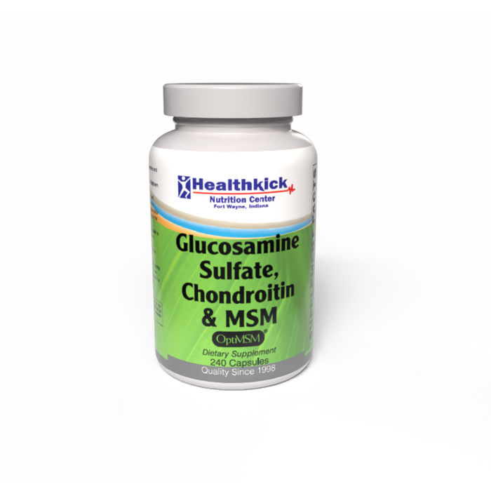 Healthkick Nutrition Center Glucosamine Sulfate, Chondroitin & MSM 240 capsules