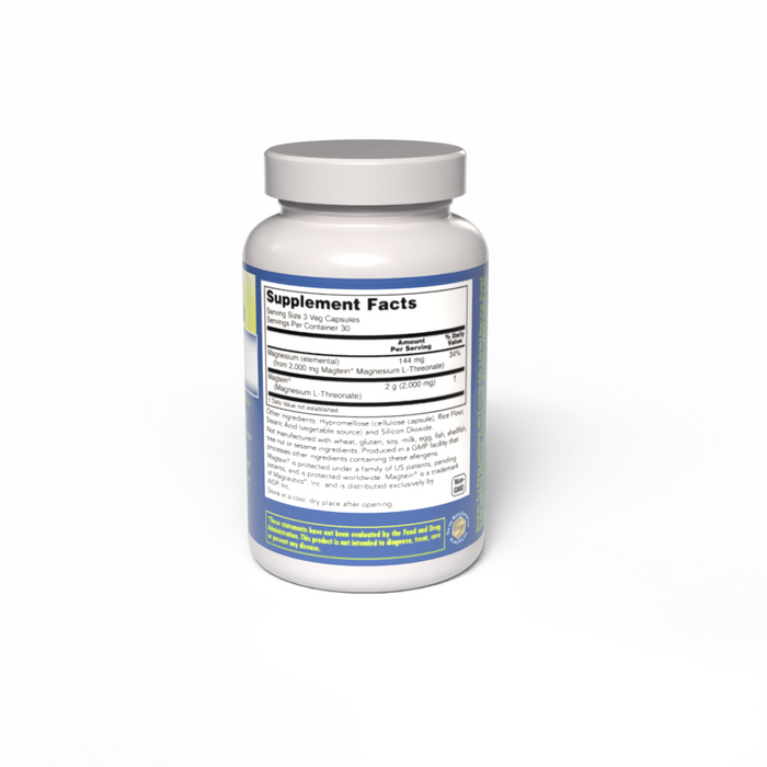Chicago Nutrition Company Magtein Magnesium L-Threonate 90 Veg Capsules