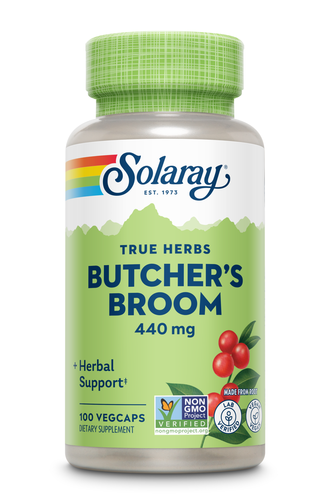 Solaray Butcher’s Broom 100 capsules