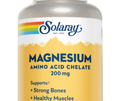 Solaray Magnesium 200mg 100 capsules