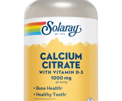 Solaray Calcium Citrate w/ D-3 1000 mg 240 capsules